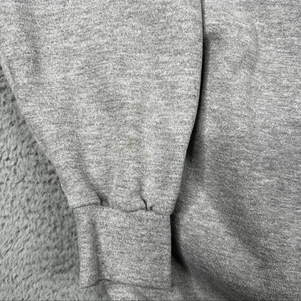 Vintage 90s Hoodie Sweatshirt Gray Pull Over Men’s Size Medium Martha’s Vinyard - Picture 11 of 11